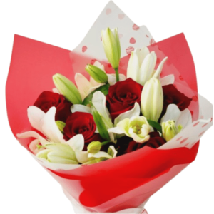 Ramo lilium y rosas