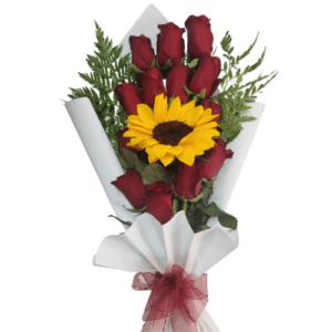 Ramo escalonado rosas