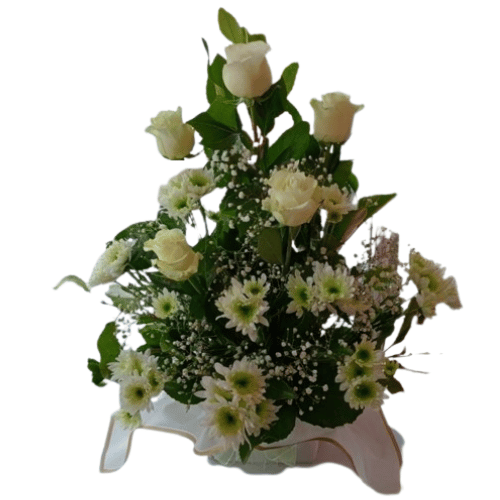Arrimo blanco para condolencias