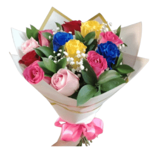Ramo 12 rosas mix