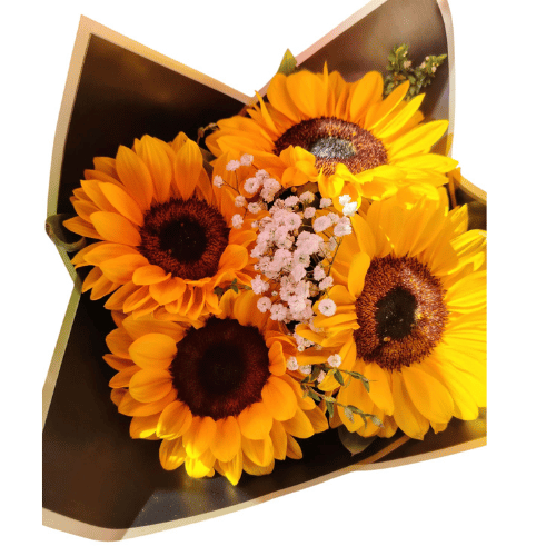 Ramo de 4 Girasoles