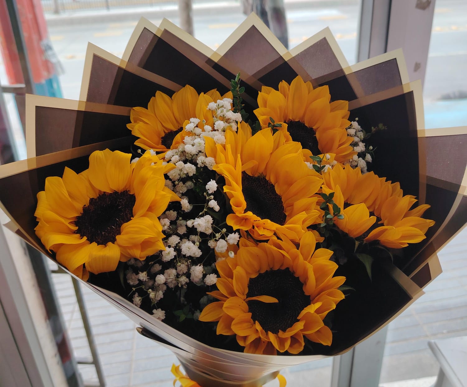 Ramo de 5 Girasoles