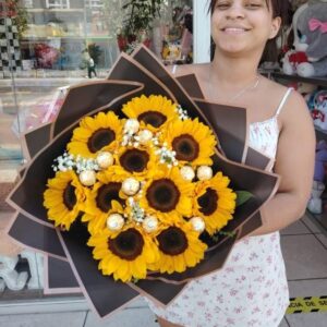 Ramo de Girasoles + Bombones