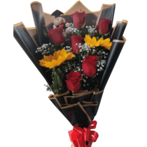 Ramo escalonado con llavero graduación