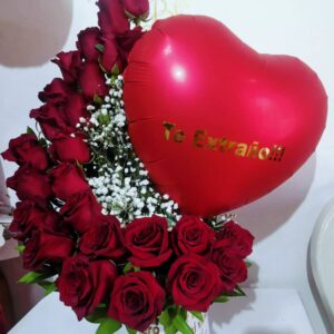 Spiral+ globo corazón personalizado