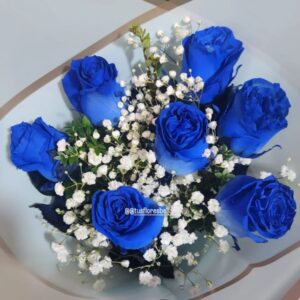Ramo 7 Rosas azules