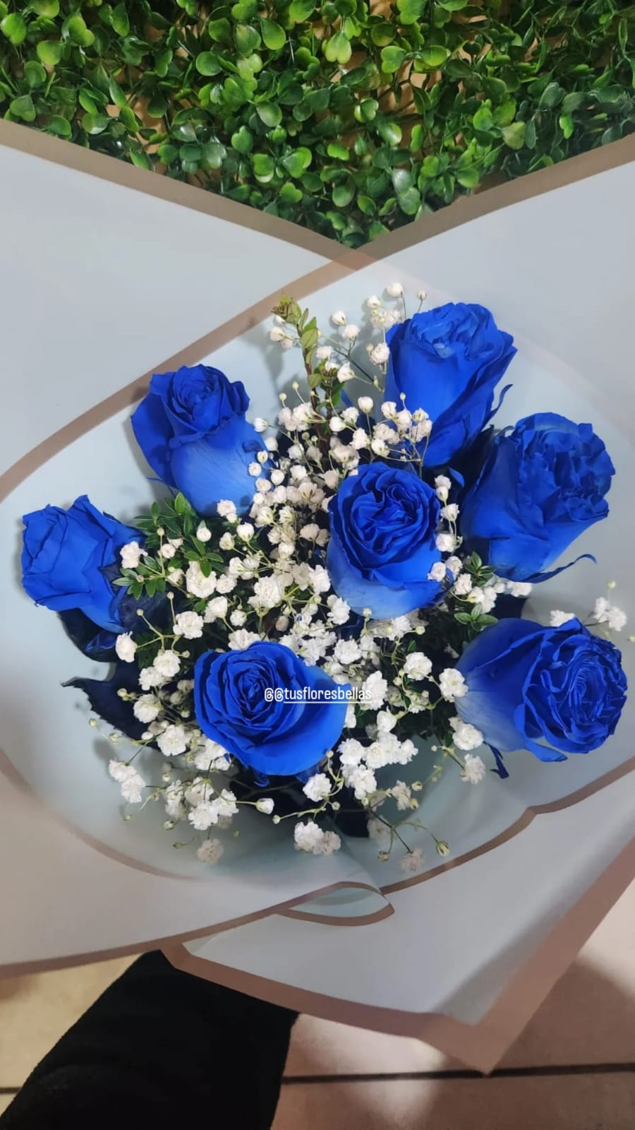 Ramo 7 Rosas azules