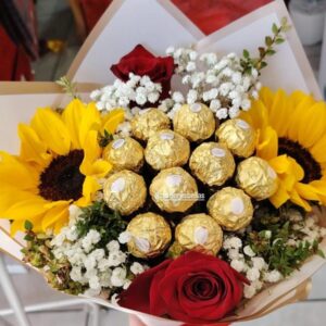 Ramo con bombones Ferrero