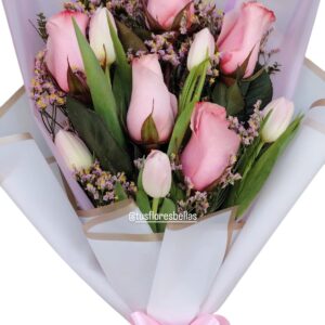 Ramo delicado Tulipan y Rosas